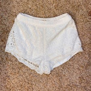 Hollister XS Crochet Shorts